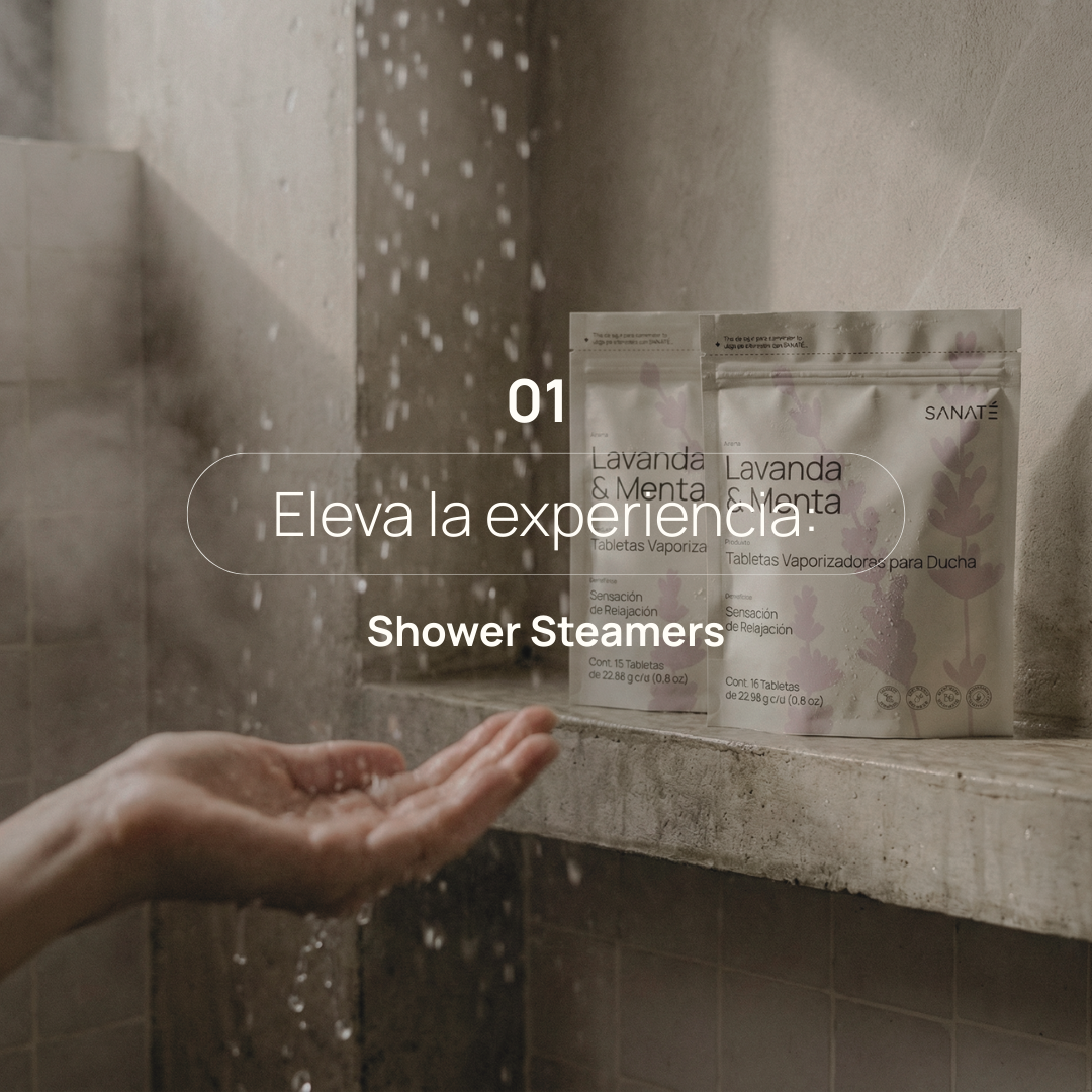 ¿Cómo usar tus Shower Steamers Sanaté?