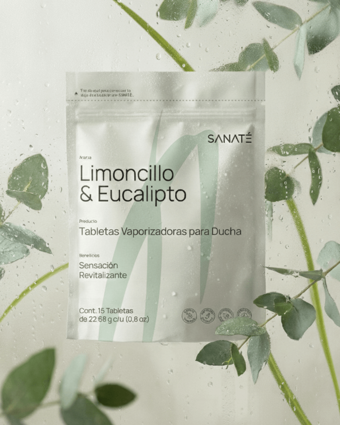 15-Pack Shower Steamers Limoncillo & Eucalipto